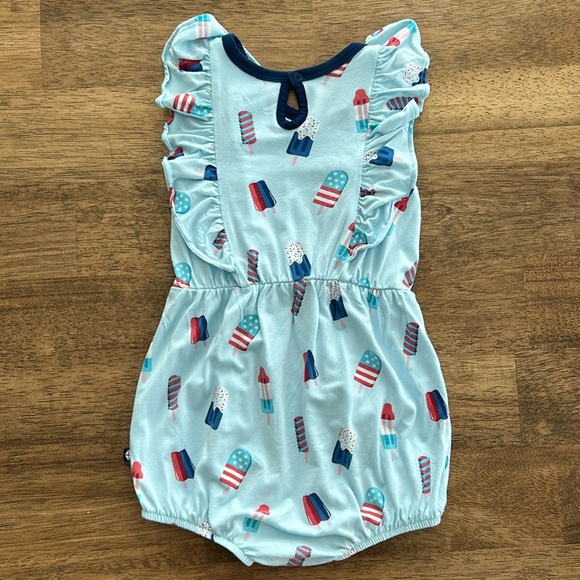 EUC Kyte Baby Bubble Romper in Popsicle size 2T - Picture 6 of 6